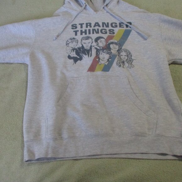 Official STRANGER THINGS Hoodie Sweatshirt Sz L .. 75% Cotton 25% Polyester - Picture 4 of 5